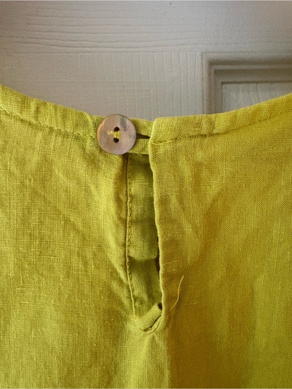 Bryn Walker linen sleeveless tunic size small oversized side slit - Picture 5 of 13